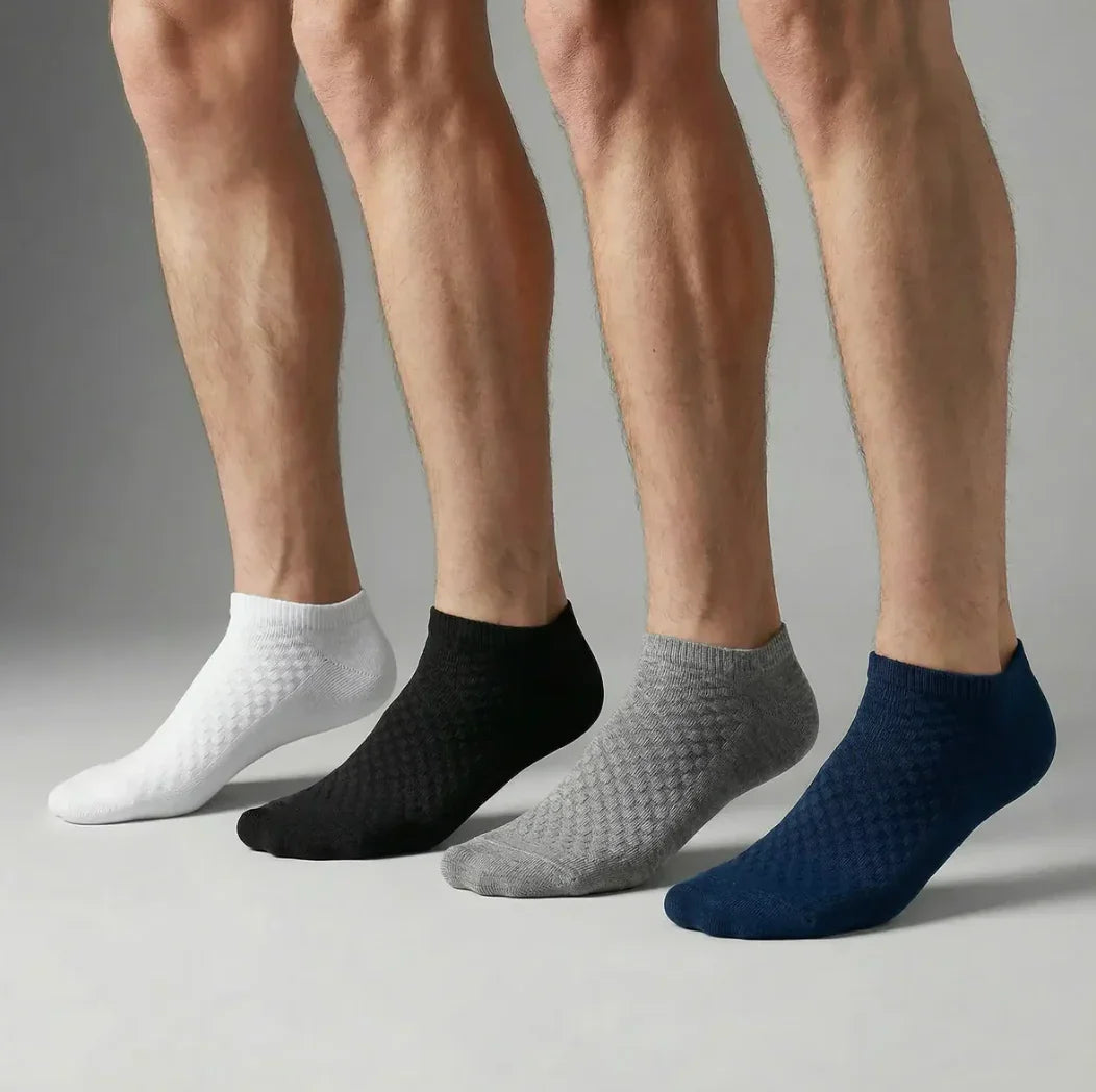 Calcetines tobilleros de bambú – Frescos, suaves y antibacterianos