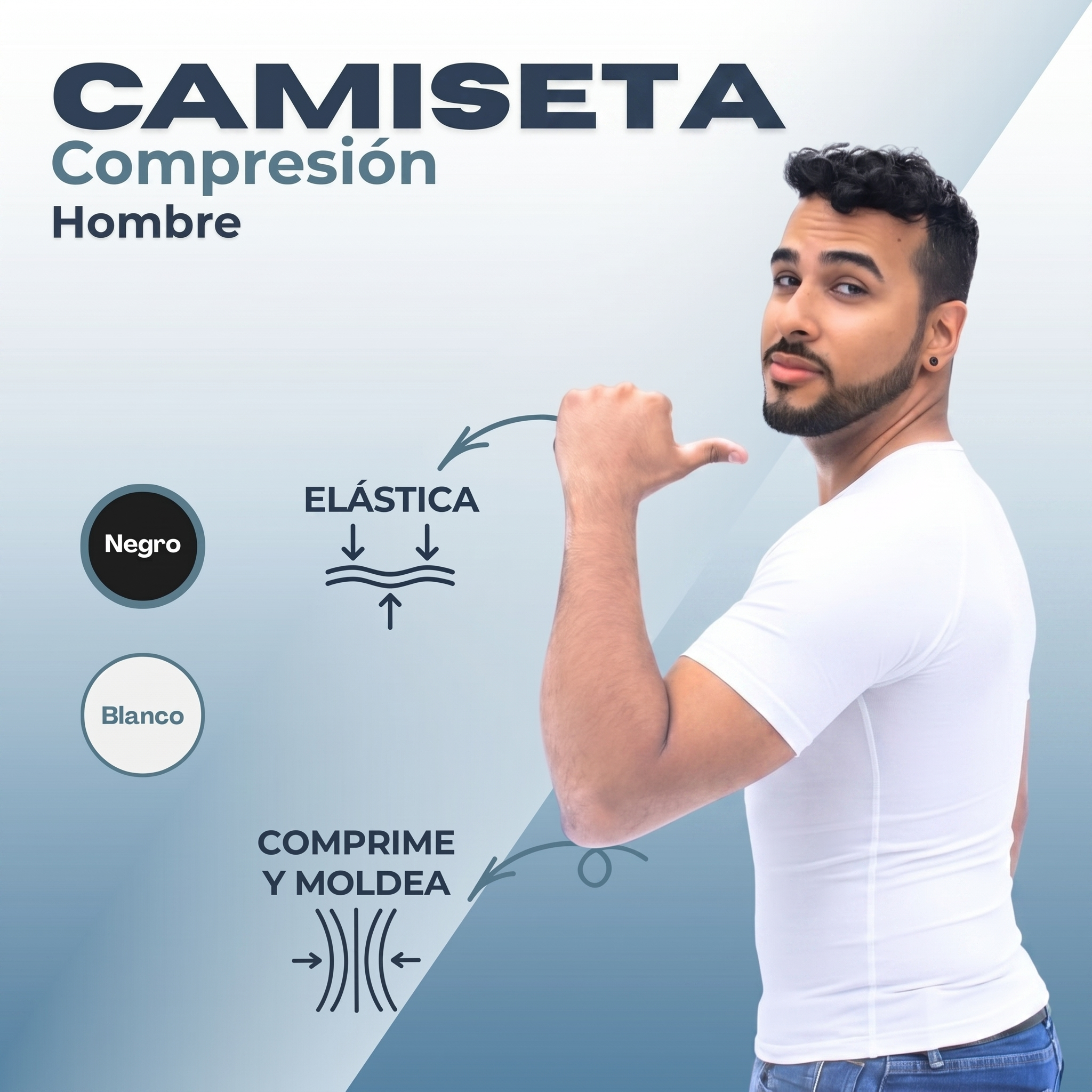 Camiseta de Compresión Moldeadora