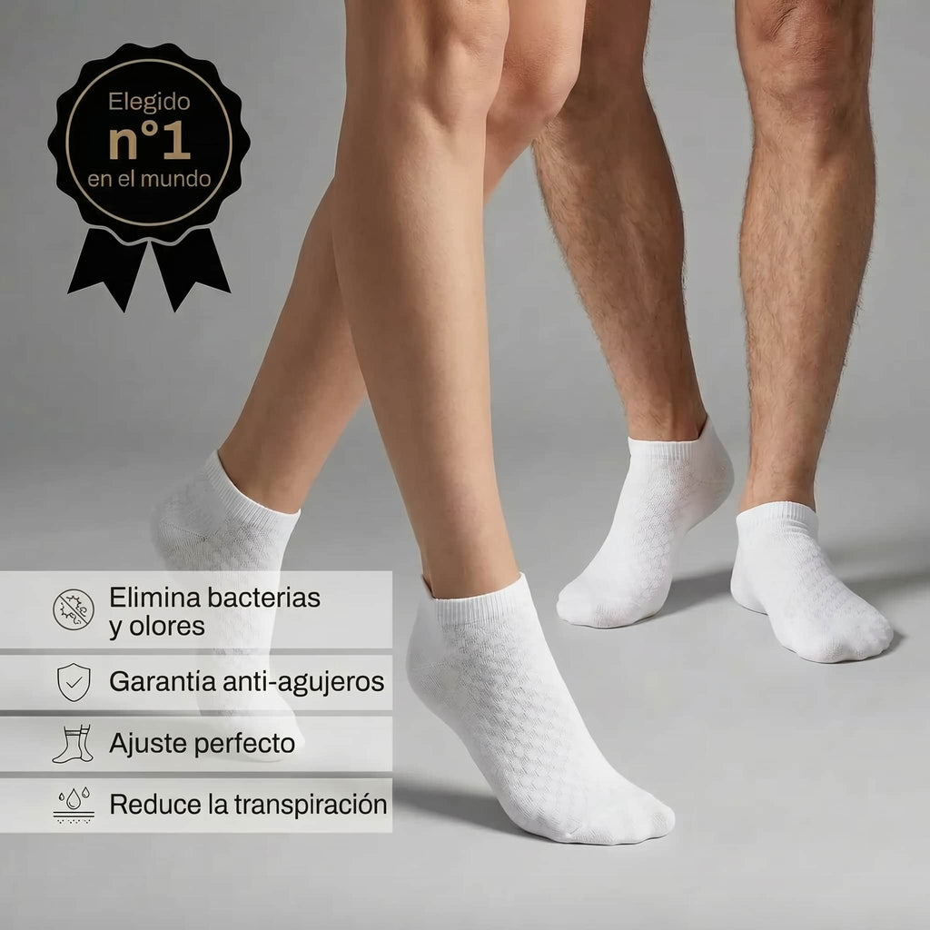 Calcetines tobilleros de bambú – Frescos, suaves y antibacterianos