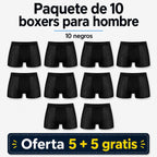 Kit 10 bóxers de fibra de bambú - Paga 5 y llévate 10